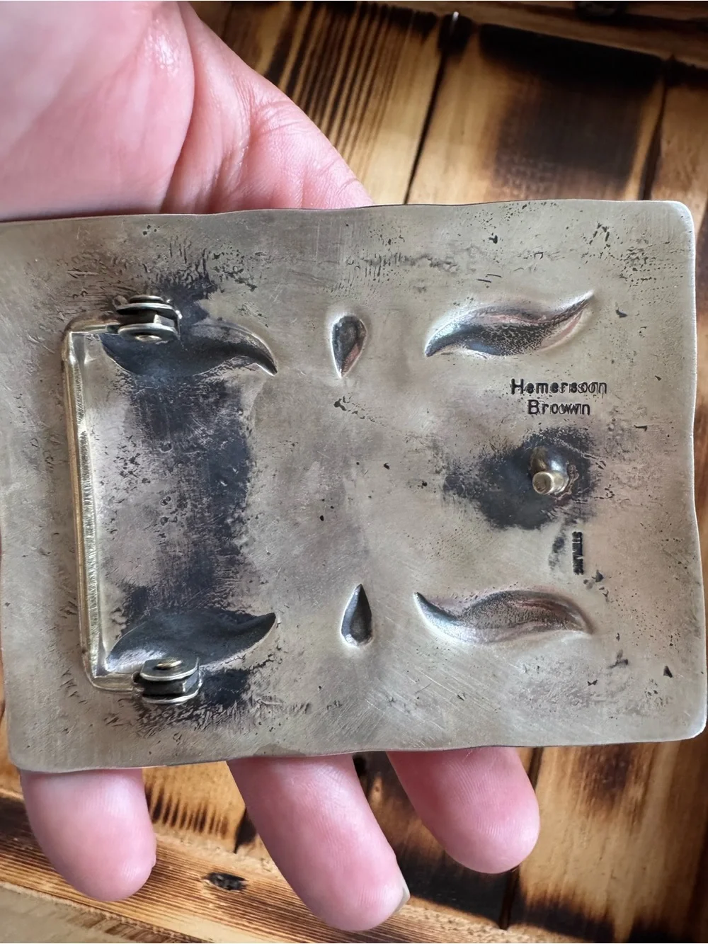 Hemerson Brown Sterling Silver Buckle